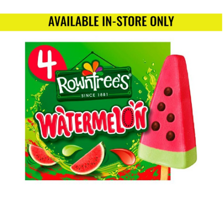 Rowntree Watermelon Lollies 4pk 4x73ml