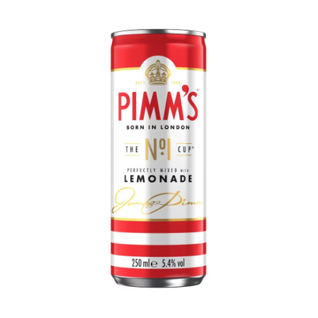 Pimms & Lemonade Ready to drink 250ml 5.4%