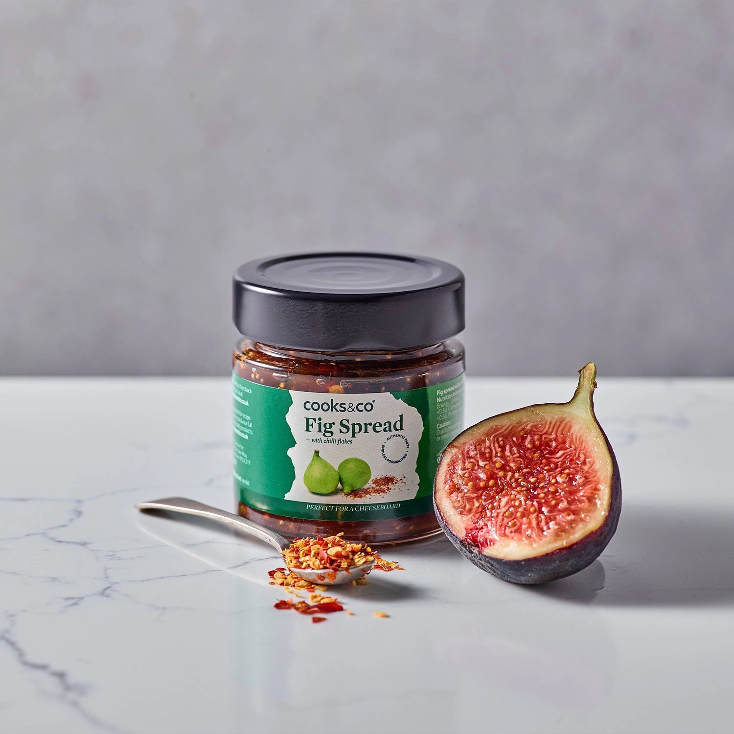 Cooks & Co Fig Jam With Chilli Flakes 140g