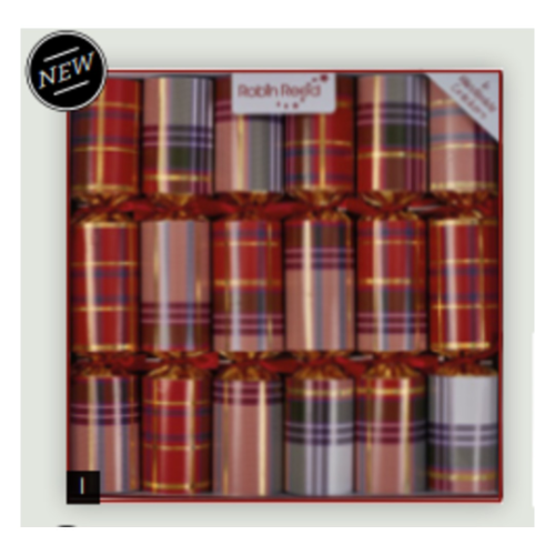 Robin Reed "Cheers" 6 x 12" Christmas Crackers (72515)