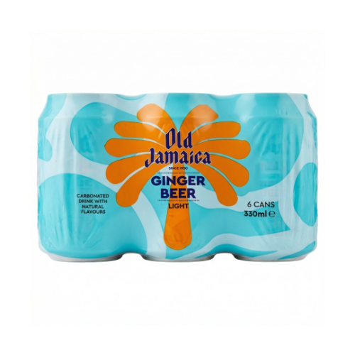Old Jamaica Light Ginger Beer 6 x 330ml