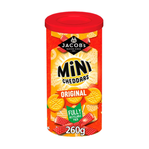 Jacobs Mini Cheddars Caddy 260g