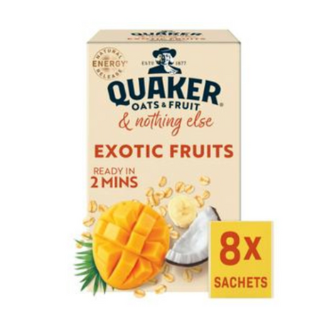 Quaker Oat So Simple Exotic Fruits 8pck
