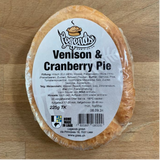 Venison & Cranberry pie