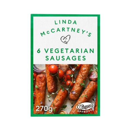 Linda McCartney Vegetarian Sausages x 6 270g