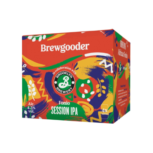 Brewgooder Fonio Session IPA 4.3% 4 x 440ml
