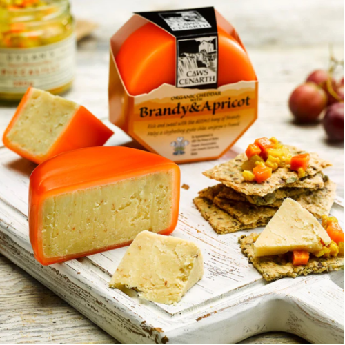 Caws Cenarth \"Brandy & Apricot\" Cheddar 200g