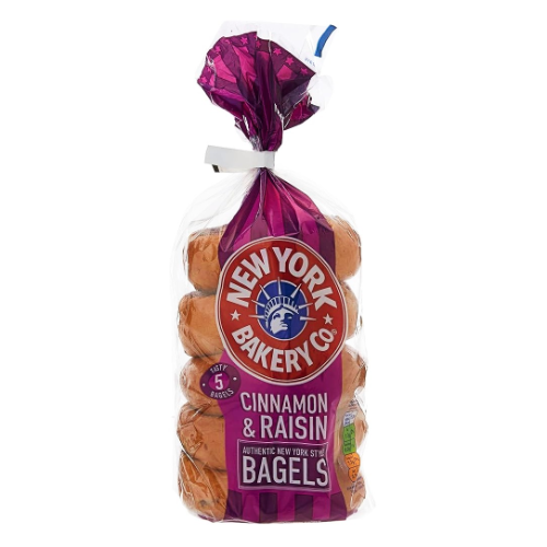 New York Cinnamon & Raisin Bagels 5 pk