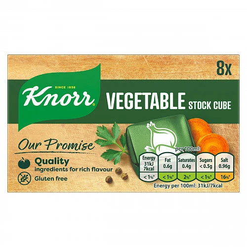 Knorr Stock Cube Vegetable 8s