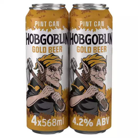 Hobgoblin Gold Pint 4pk - 4.2% 4x568ml