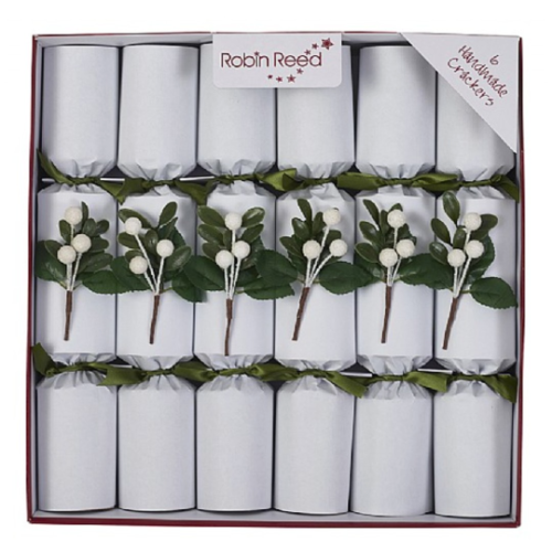 Robin Reed \"Mistletoe\" 6 x 12\" Christmas Crackers (6620)