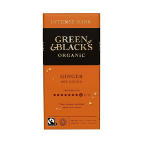Green & Blacks Bio Ginger Intense Dark Chocolate 90g