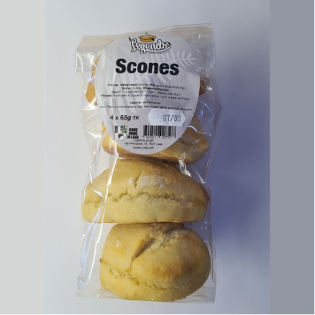 "Legends" 4 x Plain Scones