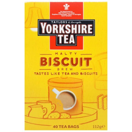 Yorkshire Tea Malty Biscuit Brew 40 Bags