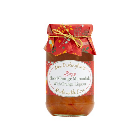 Mrs D Boozy Blood Orange Marmalade with Orange Liqueur 340g