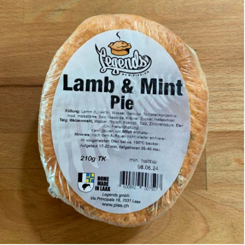 Lamb & Mint Pie 210g