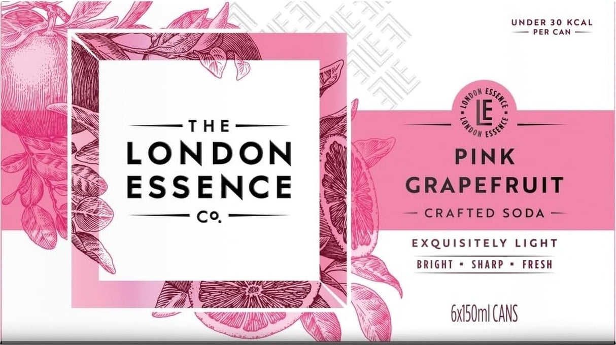London Essence Pink Grapefruit 6Pk 6X150Ml