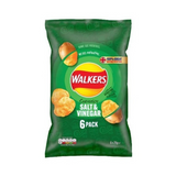 Walkers Salt & Vinegar 6 x 25g
