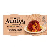 Auntys Ginger Syrup Steamed Puds 2x95g