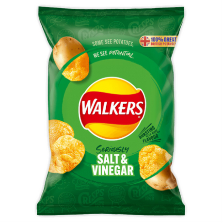Walkers Salt & Vinegar 32.5G