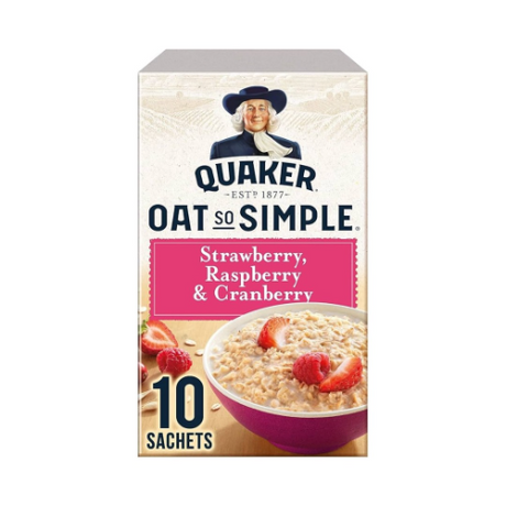 Quaker Oat So Simple Strawberry & Cran 10pk