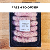 Cumberland Style Sausages [FRESH] (approx 450g Swiss Pork)