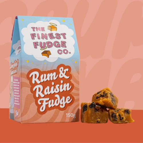 The Finest Fudge Co Rum & Raisin 150g