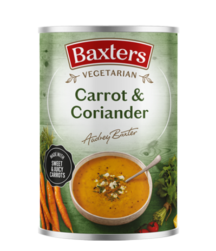 Baxters Vegetarian Carrot & Coriander 400g