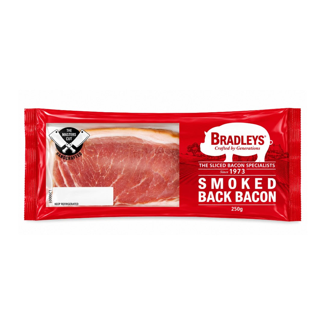 Bradleys Smoked Back Bacon 400g