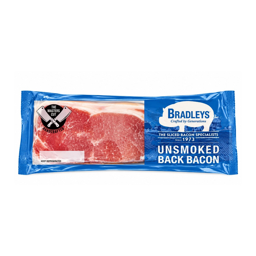 Bradleys Unsmoked Back Bacon 400g