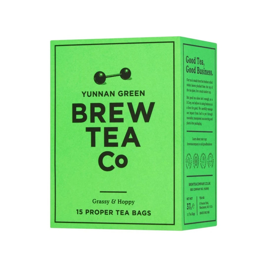 Brew Tea Co Yunnan Green Tea 15 Bags 75g