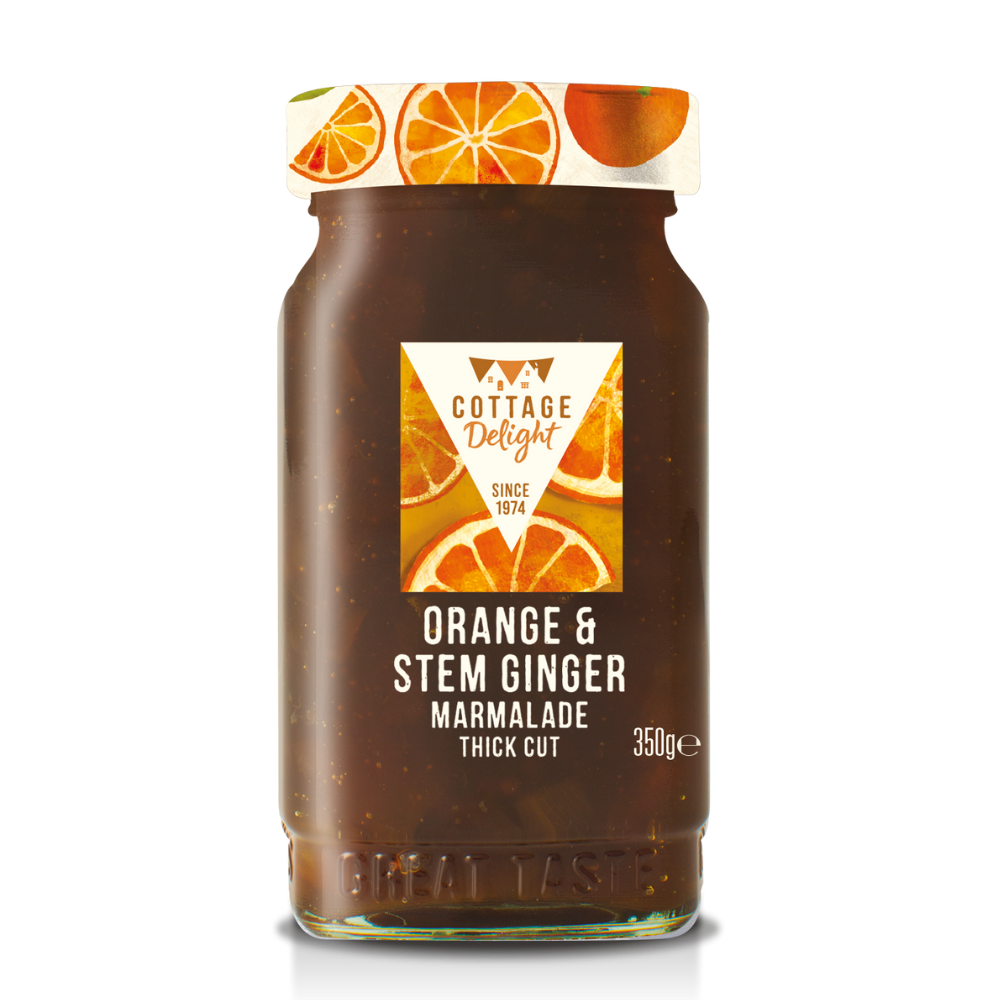 Cottage Delight Orange & Stem Ginger Marmalade Thick Cut 350g