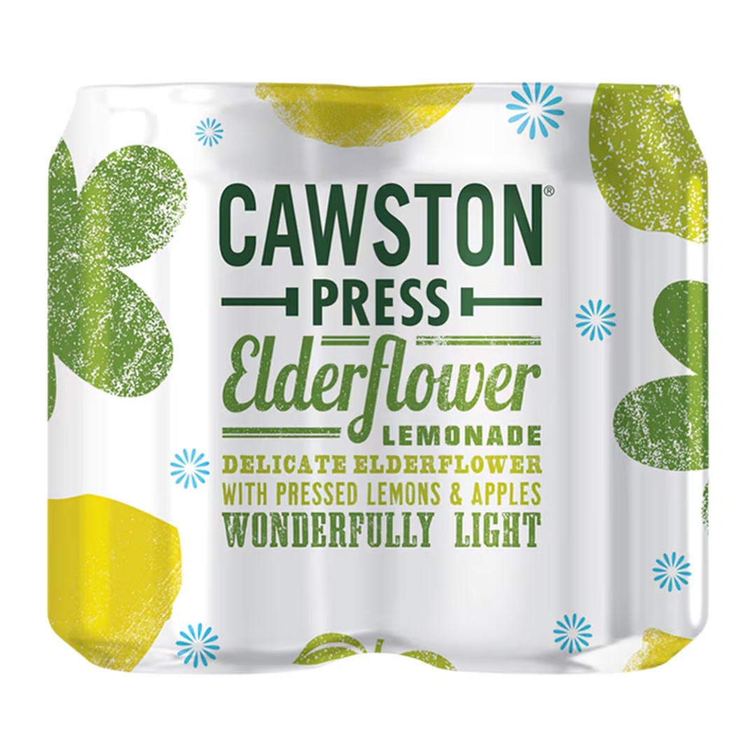 Cawston Press Sparkling Elderflower 4 x 330ml