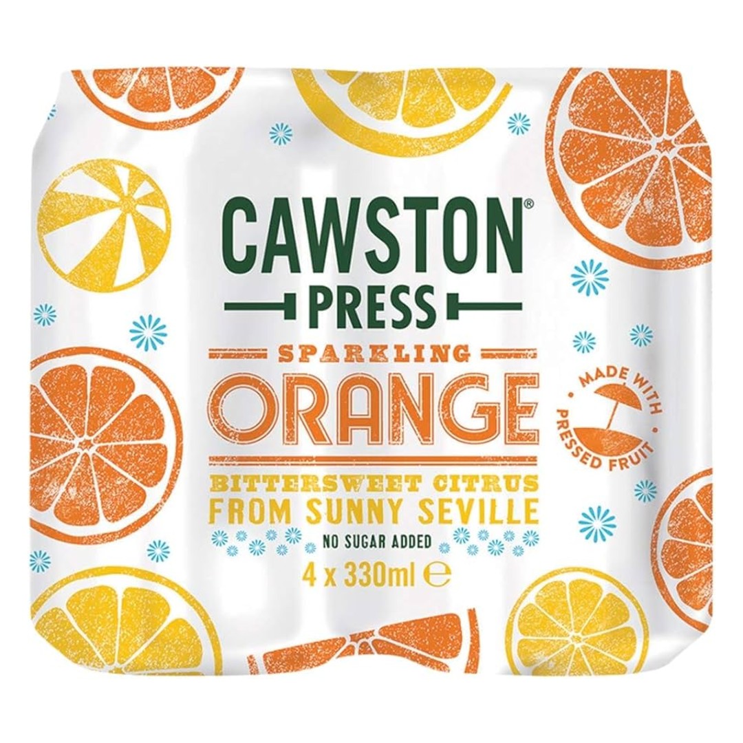 Cawston Press Sparkling Orange 4 x 330ml