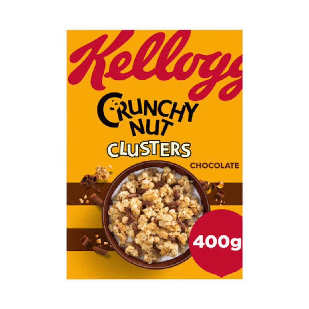 Kelloggs Crunchy Nut Clusters Chocolate 400g