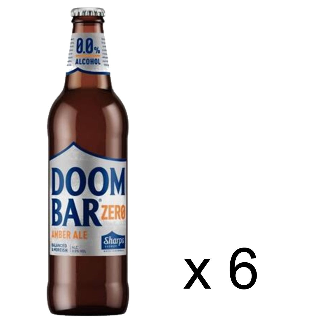 Sharps Doom Bar Amber Ale Alcohol Free 0.0% 500ml x 6 bottles
