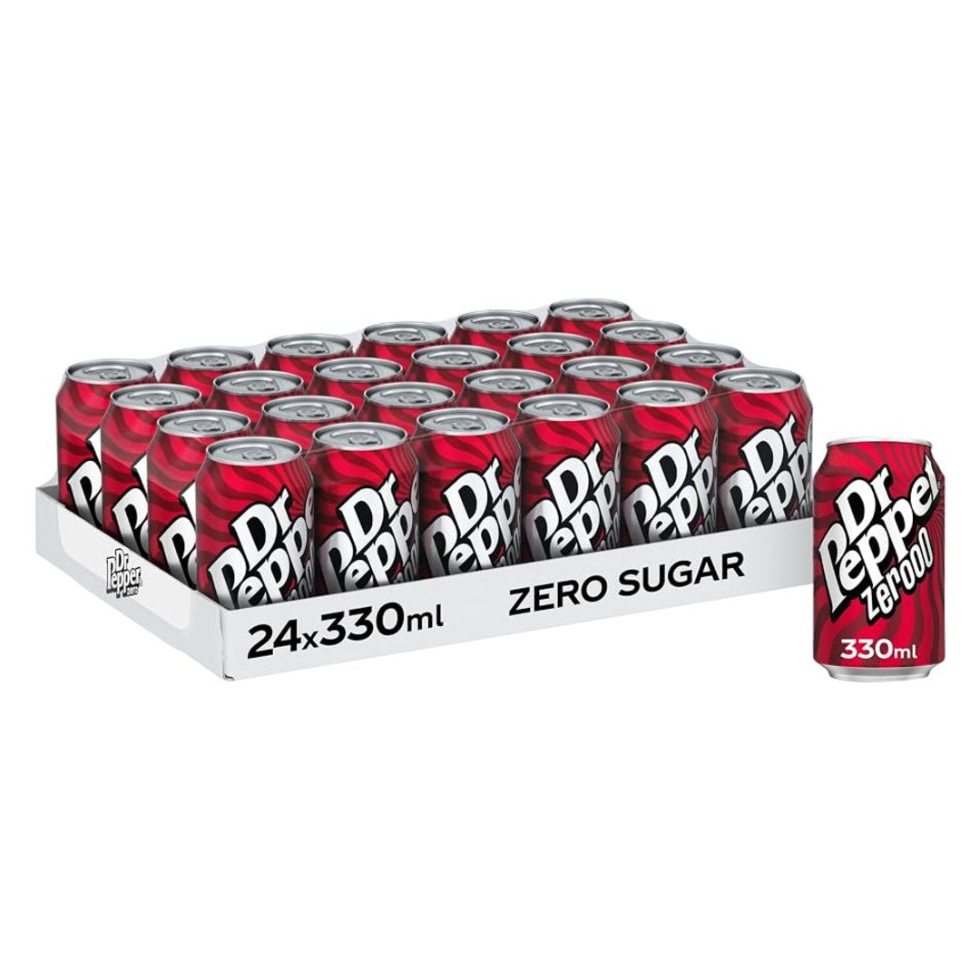 Dr Pepper Zero 24 x 330ml cans