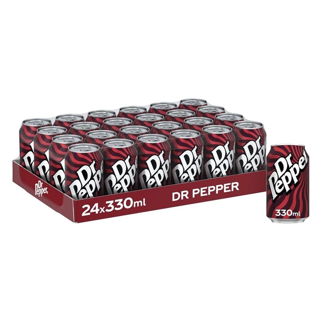 BULK DEAL Dr Pepper 24 x 330ml cans
