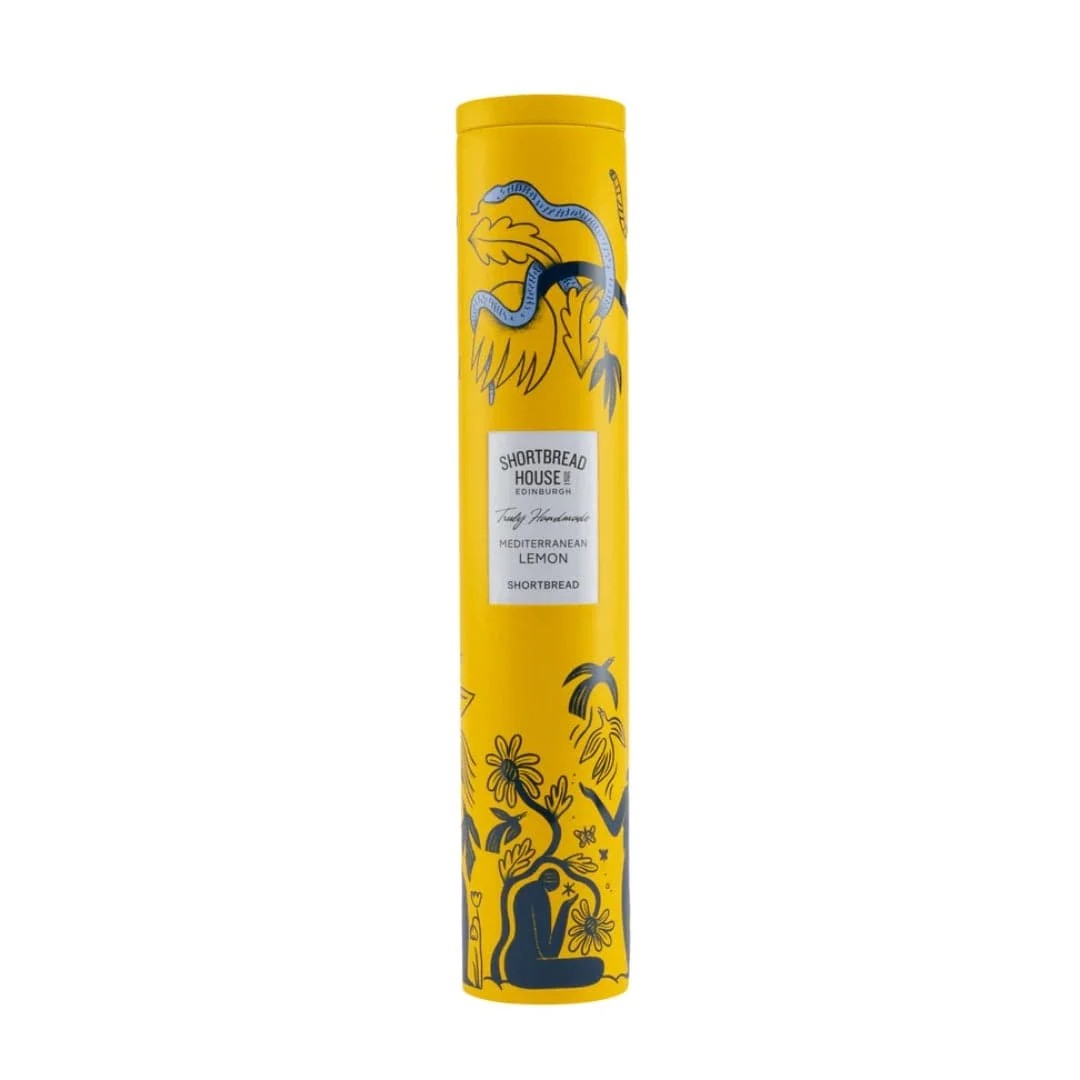 Shortbread House of Edinburgh Shortbread with Mediterranean Lemon Tall Tin 250g