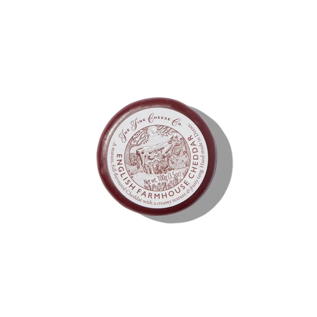 Fine Cheese Company Farmhouse Wax Cheddar Rounds 100g