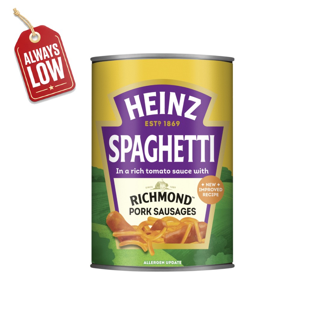Heinz Spaghetti & Richmond Sausages 400g