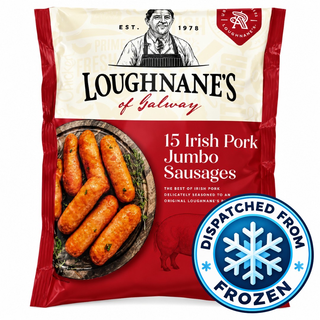 Loughnane's 15 Irish Pork Jumbo Sausages 750g