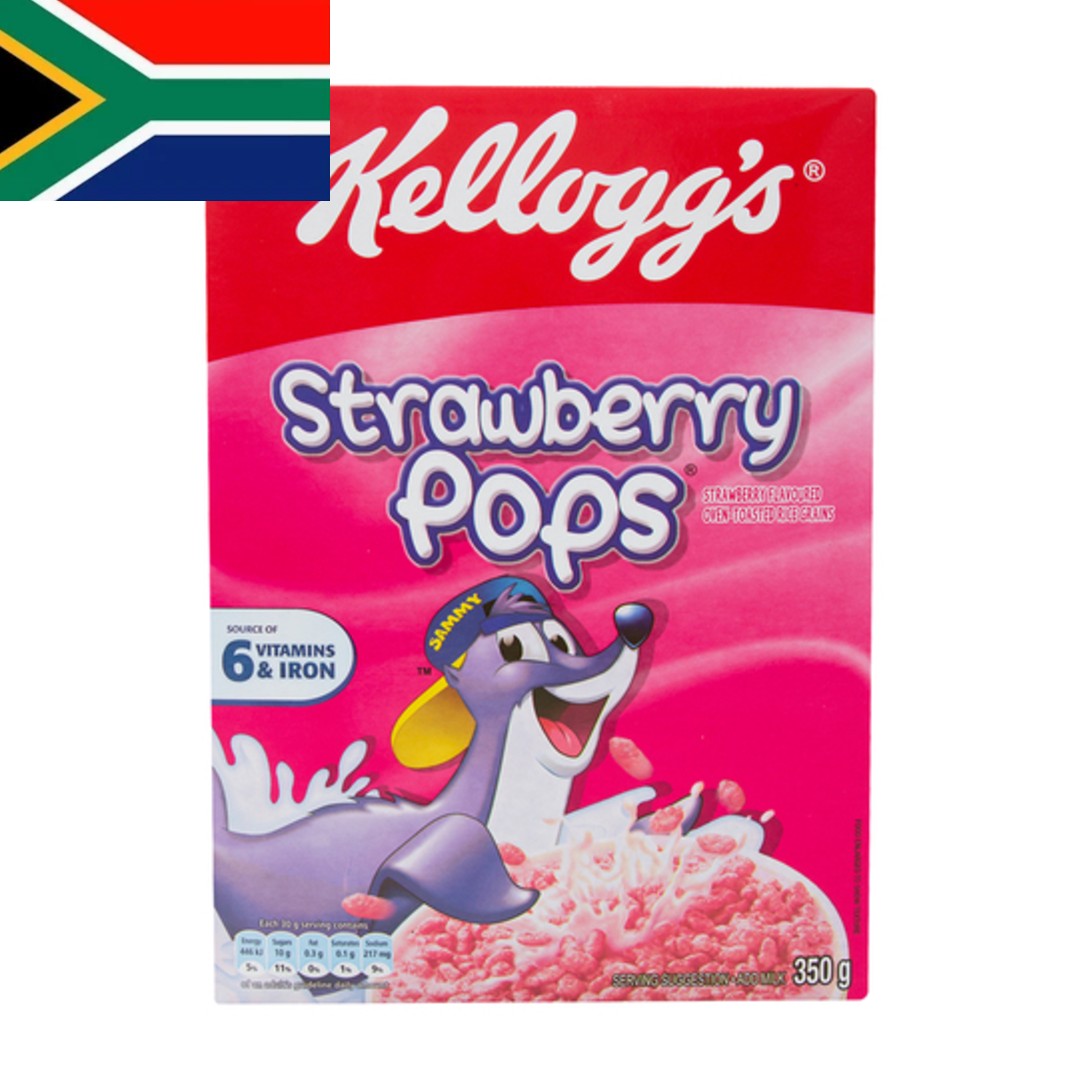 Kelloggs Strawberry Pops 350g