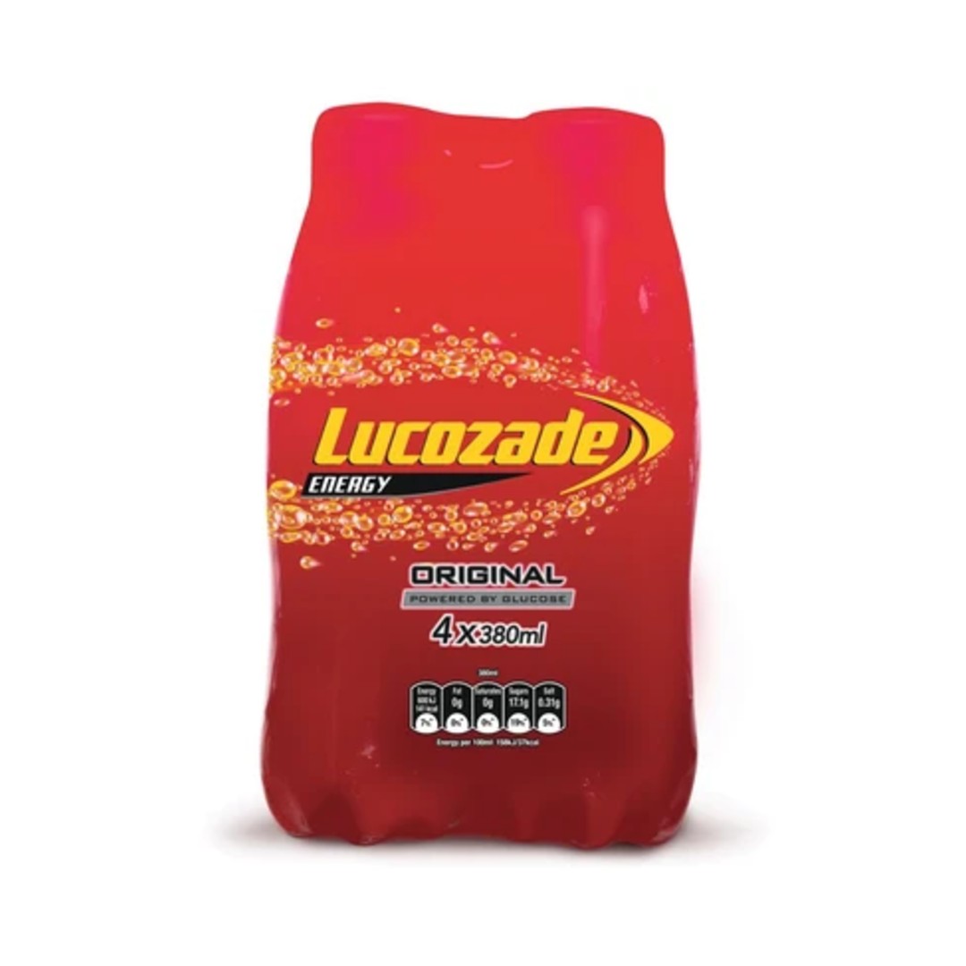 Lucozade Energy Original 4 x 500ml PET Bottle