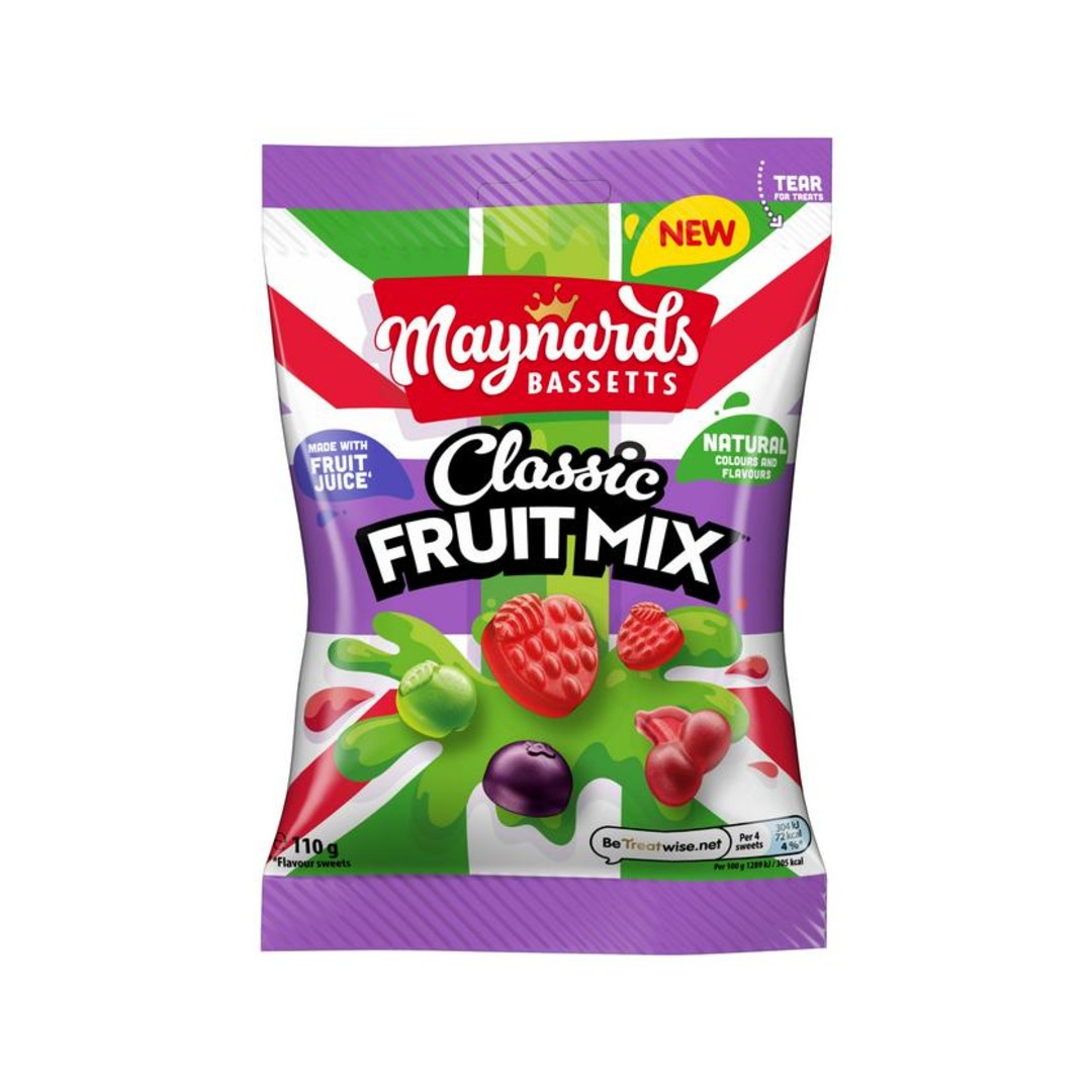 Maynards Bassetts Classic Fruit Mix 110g