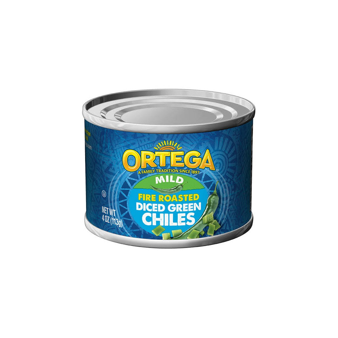Ortega Mild Diced Green Chiles 113g