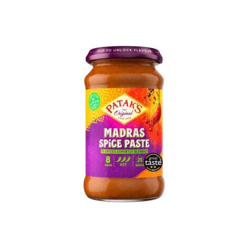 Patak's Madras Curry Paste Jar 283g