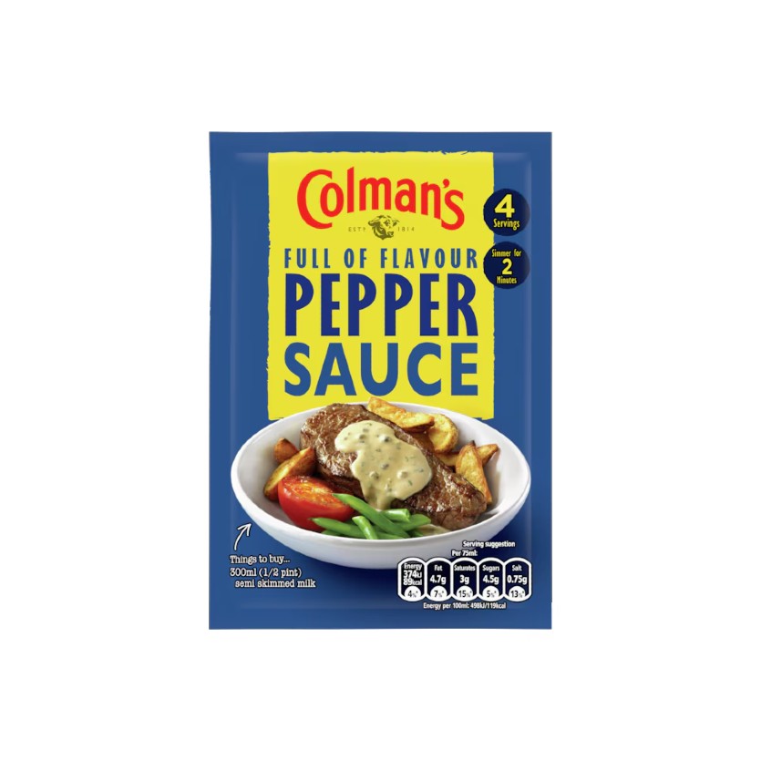 Colman's Classic Comforts Sauce Mix Pepper Sauce 22g