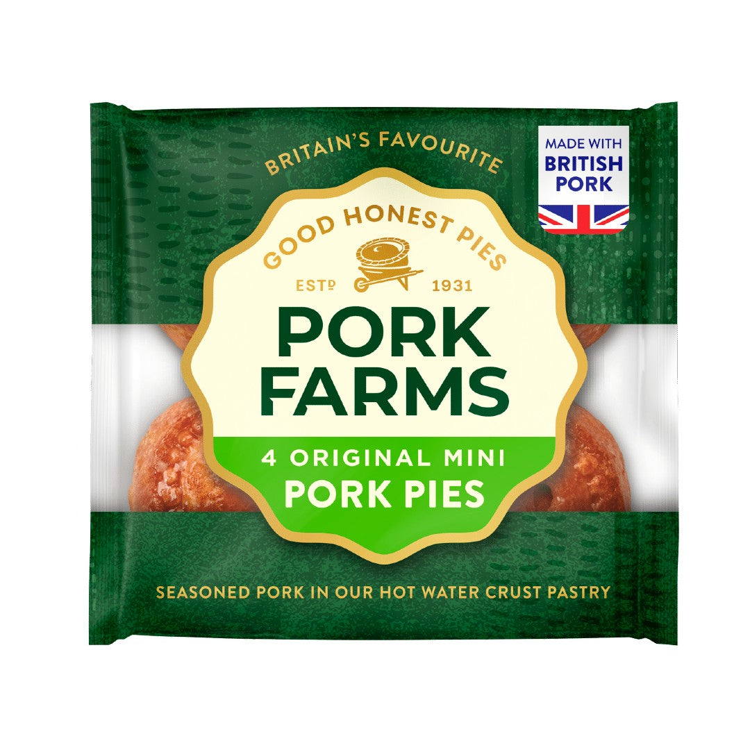 Pork Farms 4pk Mini Pork Pie 200g