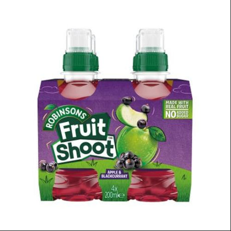 Robinsons Fruit Shot - Apl/Blk 4x200ml